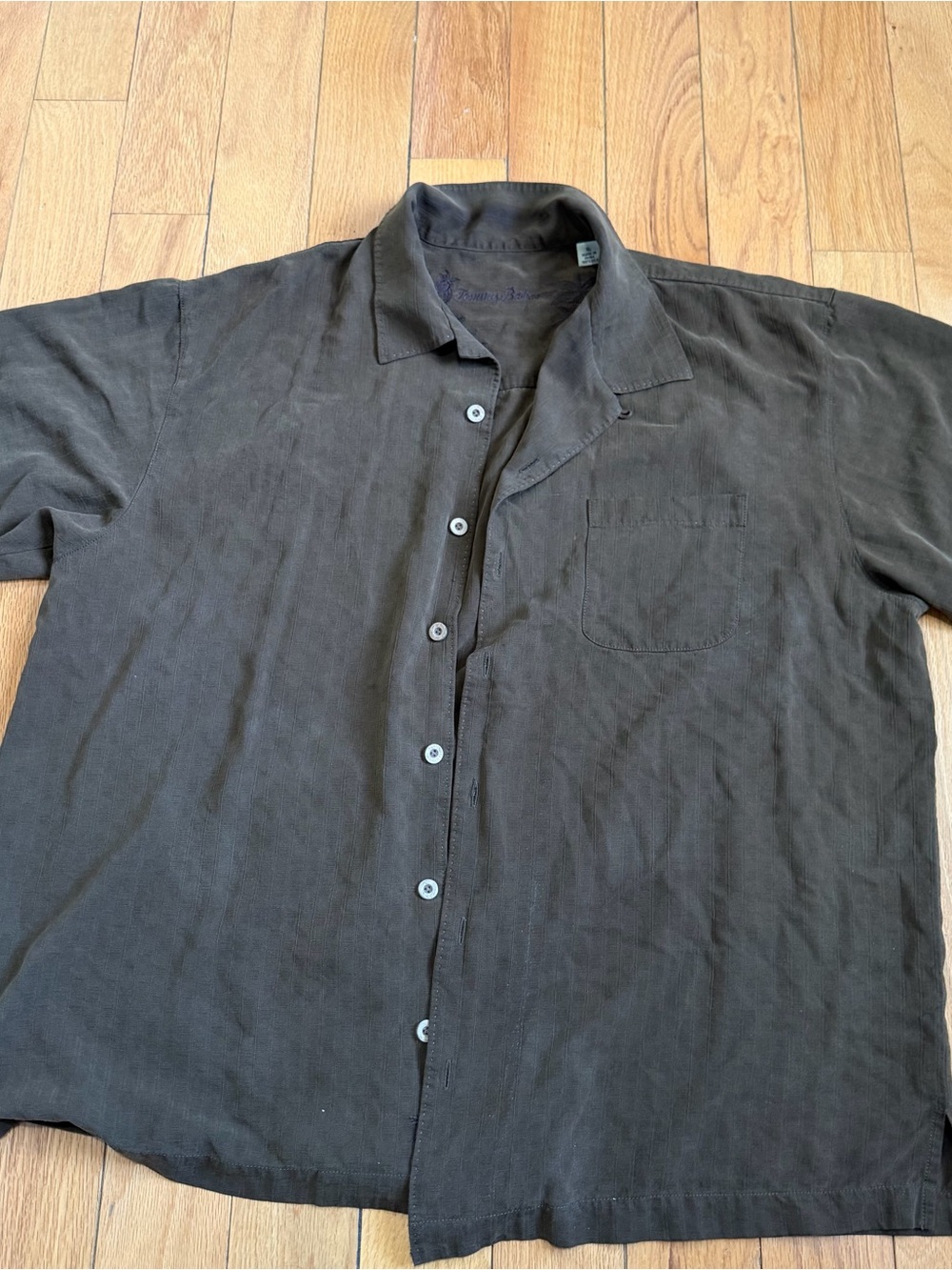 Tommy Bahama short sleeve silk shirt